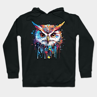 Owl Bird Animal Nature Freedom Wildlife Wonder Abstract Hoodie